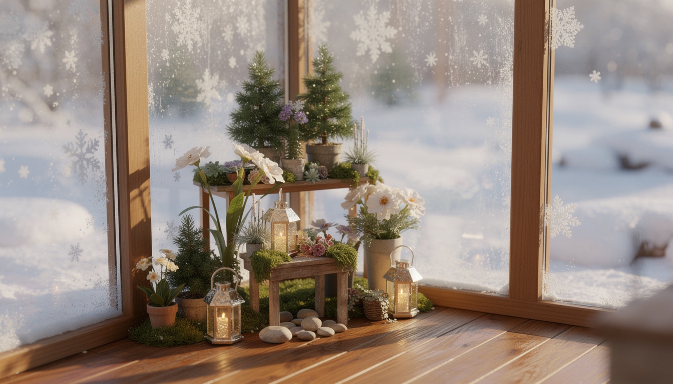 découvrez comment créer un charmant jardin d’hiver miniature dans un coin de votre véranda pour apporter une touche de verdure et d’évasion toute l’année.