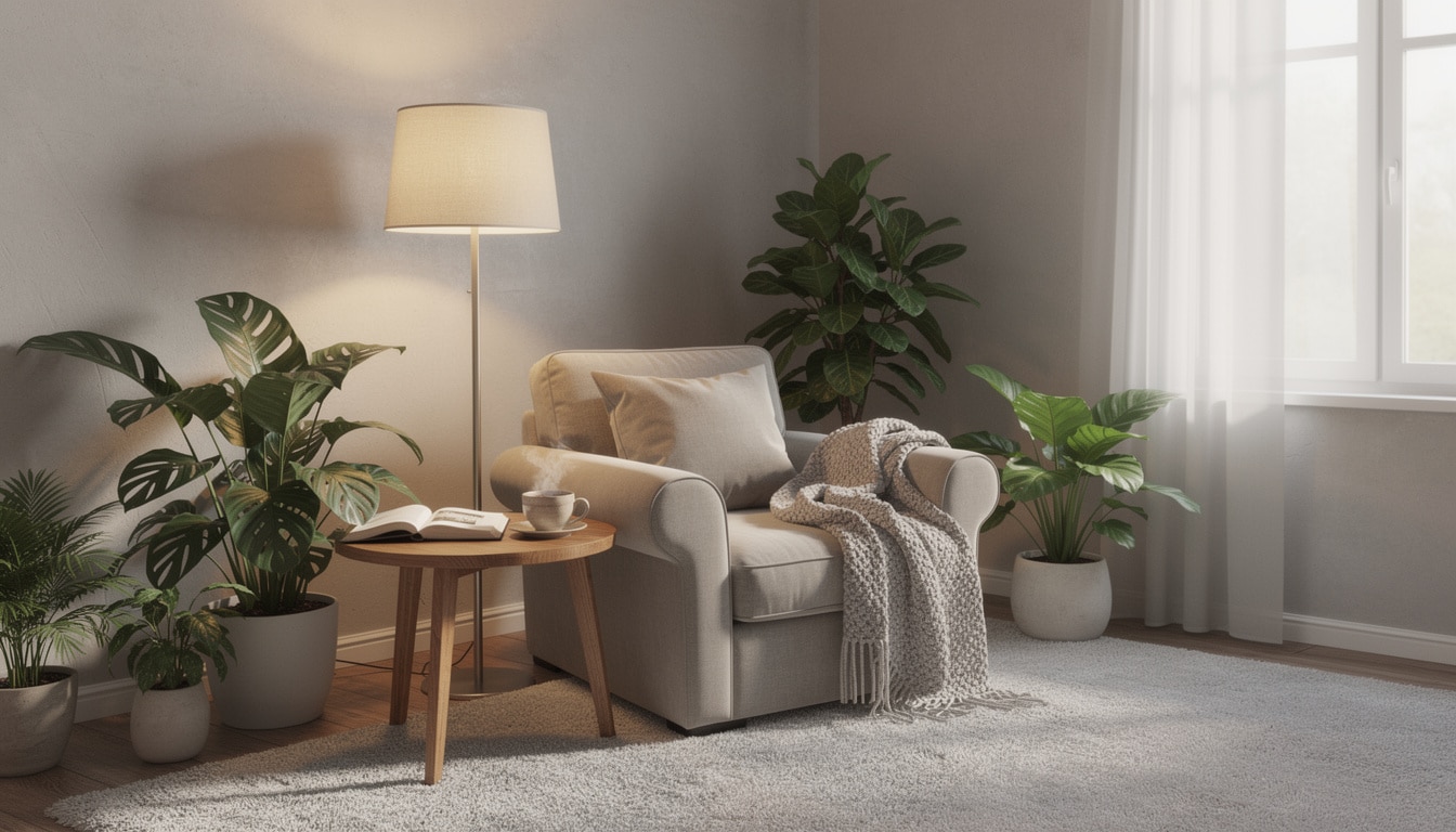 découvrez comment transformer un coin de salon en un espace repos confortable et apaisant grâce à nos conseils pratiques et idées déco.